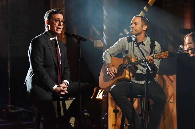 Stephen Colbert Sings With Jack Johnson on 'Late Show': Watch | Billboard
