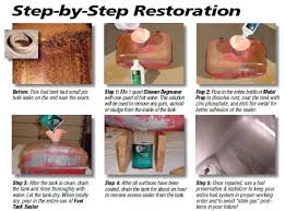 How to remove rust from a gas tank with the works cleaner. Por15 Fuel Car Bike Motorcycle Tank Repair Sealer 473ml