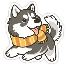 Siberian Husky Sticker By Pawlove In 2021 Cute Dog Drawing Husky Drawing Dog Drawing Husky giclee print daily deals for moms babies and kids dog. siberian husky sticker by pawlove in
