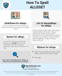 How to use regardless of in a sentence. How To Spell Allege And How To Misspell It Too Spellcheck Net