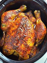 Slow Cooker Rotisserie Chicken Recipe Chicken Crockpot Recipes Cooking Whole Chicken Rotisserie Chicken Recipes