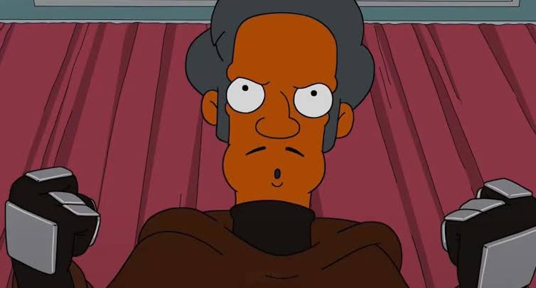 Apu ha regresado a Los Simpson. El personaje tuvo una aparición con diálogo  esta noche por primera vez en casi una década, con Sunil Malhotra asumiendo  el rol.
