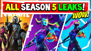 We'd really have no idea what to expect if it weren't for a pair of tweets. Fortnite Season 5 Leaks Insane Rumors This Is The Way Baby Yoda Youtube