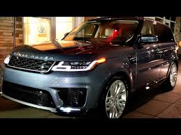 2019 Range Rover Sport Hse In Byron Blue Ivory 80k 1080p Youtube