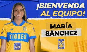 Equipo para torneos de entrenamiento del mejor equipo femenil del país! Tigres Femenil Maria Sanchez Primer Refuerzo Para El Clausura 2021 Espartanas Mx