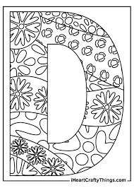 Download this adorable dog printable to delight your child. Letter D Coloring Pages Updated 2021