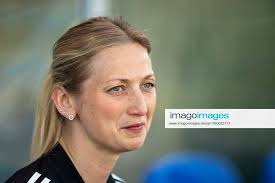 Sundsvalls physiotherapist Sandra Sandberg during the football match in the  Superettan between