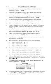 Check spelling or type a new query. Titration Practice Worksheet