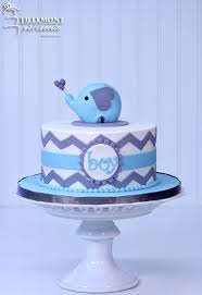 1 Tier Baby Boy Elephant Baby Shower Cakes Patisserie Tillemont Montreal Baby Shower Cakes For Boys Elephant Baby Shower Cake Baby Shower Fun