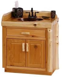 Add style and functionality to your bathroom with a bathroom vanity. Custom Rustic Cedar Wood Log Cabin Lodge Bathroom Vanity Cabinet 30 Inch Ebay