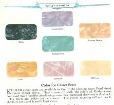 Trying to match a kohler toilet lid already two strikes. Colorful Marbleized Kohler Toilet Seats From 1929