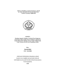 Media gambar media adalah alat.1 Bahasa Arab