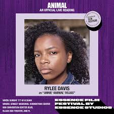 MEET THE CAST Join us for our live stage reading of ANIMAL the short film  at the Essence Film Festival! Starring Elvis Nolasco, Rosalyn Coleman  Williams, Tamika Lamison, Regina Hoyles and Rylee