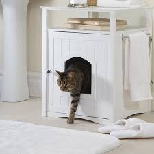 Pet House Lettiera Casetta Per Gatti Mobiletto