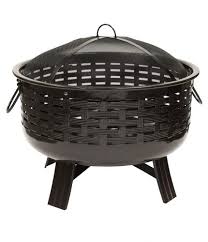 Comes with poker included and free weather cover. Fireglow Porcelain Fire Pit Landmann Usa