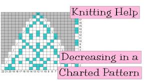 Knitting Help Decreasing In A Charted Pattern