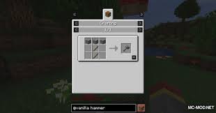 When you launch minecraft and click the mods button you should now see the mod is . Vanilla Hammers Mod 1 17 1 16 5 Mine Quicker With Hammers Mc Mod Net