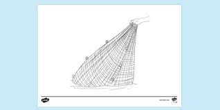 Have children color the provided picture. Free Fishing Net Colouring Sheet Colouring Sheets