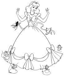 Princess ordinary cinderella s for kids2497. Cinderella Helped By Her Friends In Cinderella Coloring Page Download Print Online Coloring Pages For Free Libri Da Colorare Disegni Da Colorare Disegni