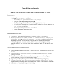 Narrative essay outline consists of three sections: 2