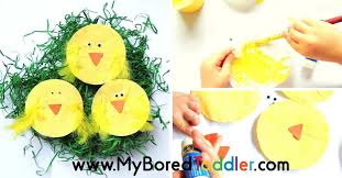 There are arts, crafts, puzzles and games as well as gift ideas and colouring pages for your kiddos. Paper Plate Easter Chick Craft For Toddlers My Bored Toddler