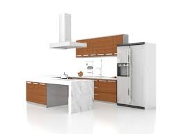 They require three adjacent walls, and many homeowners use the space in the middle to feature a kitchen island, perfect for food preparation and extra storage. U Shape Kitchen Design With Bar Free 3d Model Max Vray Open3dmodel 185283