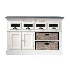 Comptoir En Bois De Paulownia Blanc L 130 Cm Comptoir Des Epices Maisons Du Monde Comptoirs En Bois Meuble Range Bouteille Comptoir Des Epices