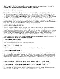 If you have a whole paragraph referring to one source but don't actually quote it, it gets a little bit more tricky. Strong Body Paragraphs