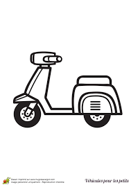 Vehicules Pour Petits Scooter Page 9 Sur 11 Sur Hugolescargot Com Vehicules Scooter Coloriage