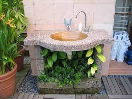 Kitchen faucet diverter valve adapter bathroom sink to garden hose adapter part. Best Types Of Outdoor Sink For Garden Gardens Nursery