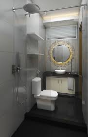 Daripada tirai, pasanglah kaca transparan sebagai pemisah dalam kamar mandi. Pin Di Kamar Mandi