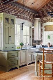 Flea Market Savvy Exposed Brick Kitchen Home Kitchens Kitchen Interior