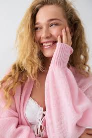 Elevationng Org Plus Pink Cardigan 2023 Recognized Autumn Winter New Girls  Rainbow