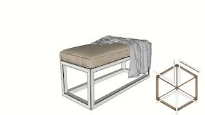 This bed gives you spacious storage without taking up more floor space. Bed End Bench 3d Warehouse