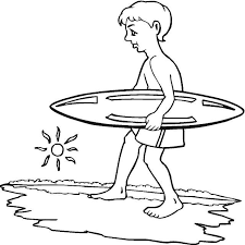 If you're looking for free printable coloring pages and coloring books, then you've come to the right place!our huge coloring sheets archive currently comprises 48732 images in 785 categories. Bambino Che Fa Surf Al Mare Disegni Da Stampare Gratis Beach Coloring Pages Free Printable Coloring Pages Surfing