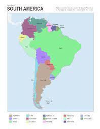 The map of latin america template in powerpoint format includes two slides, that is, the latin america map with outline and latin america political map. 7 Printable Blank Maps For Coloring All Esl