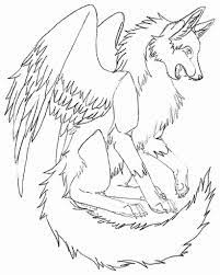 Allow your kid to use bright. Anime Wolves With Wings Coloring Pages Wolf Coloring Pages Wolf Coloring Love Coloring Pages