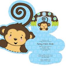 So don your mouse ears and a safari hat and be certain to locate these favorite detail… Monkey Boy Shaped Baby Shower Invitations Monkey Baby Shower Invitations Boy Baby Shower Decorations Themes Monkey Girl Baby Shower