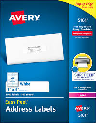Search for rainbow bears design to find additional matching templates. Avery Easy Peel Address Labels 1 X 4 2 000 Labels 5161 Avery Com