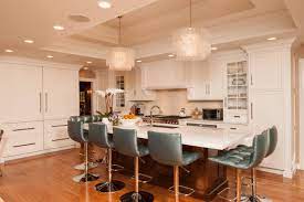 Coming up with an inspirational design special for you who always have a lot of work in kitchen, the design key is won't to bother and hinder your activities. 8 Seat Island Ideas Photos Houzz