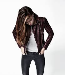 Oxblood Leather Biker Jacket Women Leather Allsaints Spitalfields Leather Jackets Women Cute Fashion Fashion