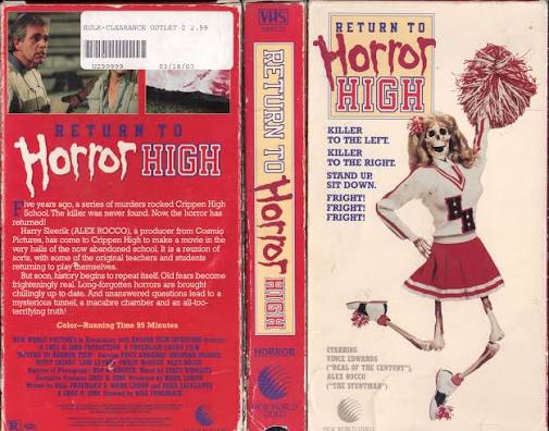 31 Fillms for October #10: Return to Horror High