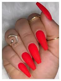 About 2% of these are plastic sheets. Matte Red Nails