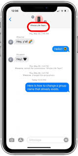 One of those is the option to create a custom name for group chats in the messages app. Group Messaging How To Name A Group Chat On Iphone