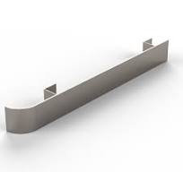 Cleanroom Flat Bar Crash Rail | Kent Stainless