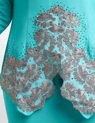 Jasa pembuatan pola baju berbagai model, bisa request model. Baju Kurung Moden Saloma Turqoise Lovelysuri Com
