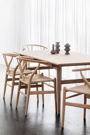 Perfect for the dining room, living room, or office. Ch24 Wishbone Chair Danish Design Chair Hans Wegner Chair Dining Rooms Natural Dining Room