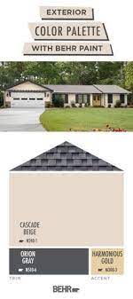 Color Of The Month Soft Focus Colorfully Behr Green House Exterior Exterior Color Palette Exterior House Colors