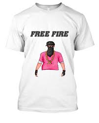 Men's short sleeve printed t shirt. Https Teeshopper In Products Free Fire Tshirt