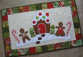 Gingerbread Christmas Table Runner Christmas Table Runner Pattern Christmas Quilts Christmas Patchwork